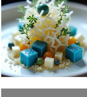 Cultivated food output, presented as a tasting study